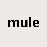 mule是什么意思
