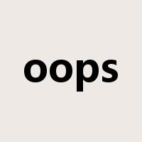 oops是什么意思