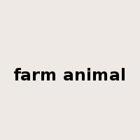 farm animal是什么意思