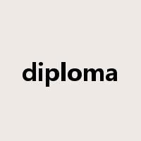 diploma是什么意思