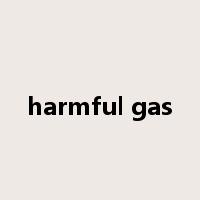 harmful gas是什么意思