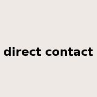 direct contact是什么意思