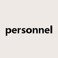 personnel是什么意思