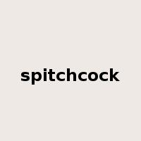 spitchcock是什么意思