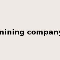 mining company是什么意思