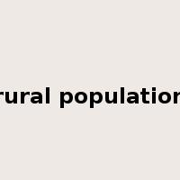 rural population是什么意思