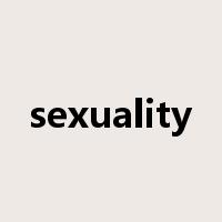 sexuality是什么意思