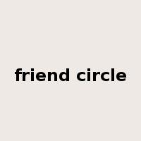 friend circle是什么意思