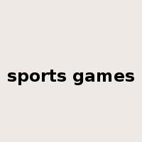 sports games是什么意思