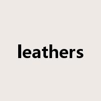 leathers是什么意思