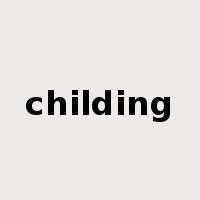 childing是什么意思