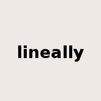 lineally是什么意思