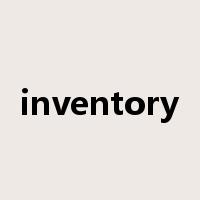 inventory是什么意思