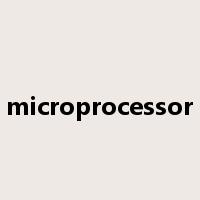 microprocessor是什么意思