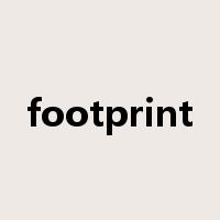 footprint是什么意思