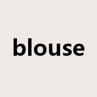 blouse是什么意思