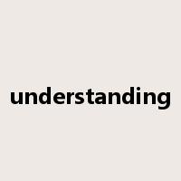 understanding是什么意思