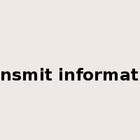 transmit information是什么意思