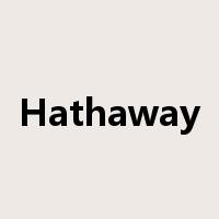 Hathaway是什么意思