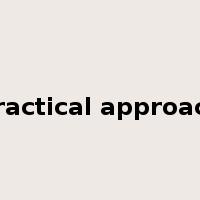 practical approach是什么意思