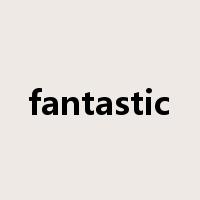 fantastic是什么意思