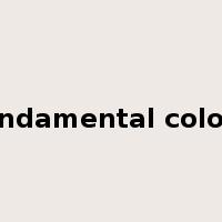 fundamental colour是什么意思