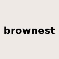 brownest是什么意思