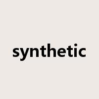 synthetic是什么意思