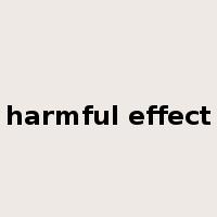 harmful effect是什么意思