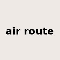 air route是什么意思