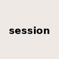 session是什么意思