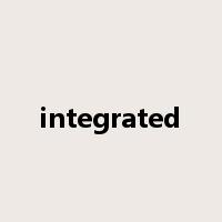 integrated是什么意思