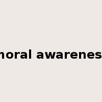 moral awareness是什么意思