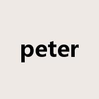 peter是什么意思