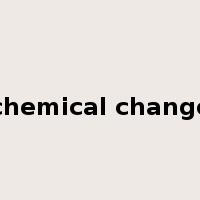 chemical change是什么意思