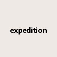 expedition是什么意思