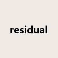 residual