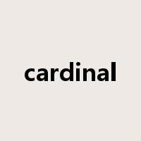 cardinal是什么意思