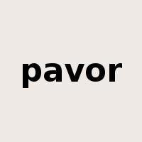 pavor是什么意思
