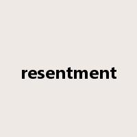 resentment是什么意思