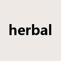 herbal是什么意思