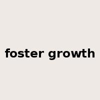 foster growth是什么意思