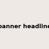 banner headline是什么意思