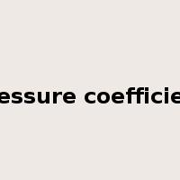pressure coefficient是什么意思