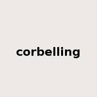 corbelling是什么意思