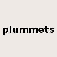 plummets是什么意思