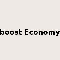 boost Economy是什么意思