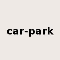 car-park是什么意思