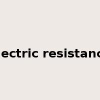 electric resistance是什么意思