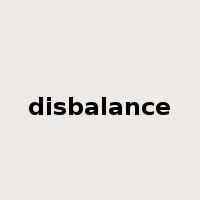 disbalance是什么意思